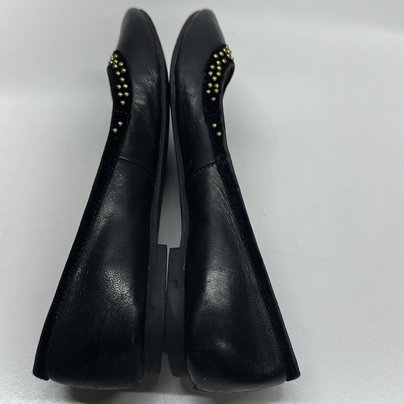 Miz Mooz Whitney Ballet Flat Shoes Studded Leather Pointed Toe Black Size 6 - Picture 6 of 9
